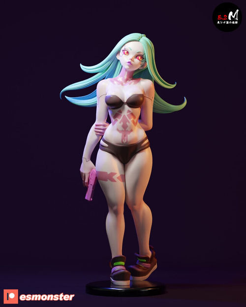 Rebecca Ребекка Киберпанк Cyberpunk Коллекционная Фигурка Аниме