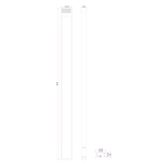 Ландшафтный светильник Arte Lamp ARNEB A2140PA-1BR, 1хLED