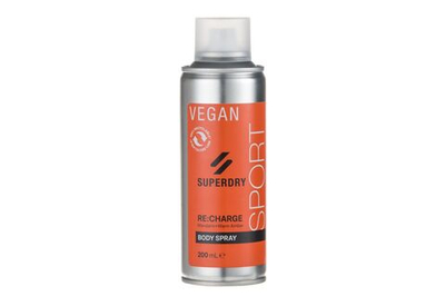 Део-спрей для тела мужской Superdry Re:Charge, мандарин, теплая амбра, веганский, 200 мл (из Финляндии)