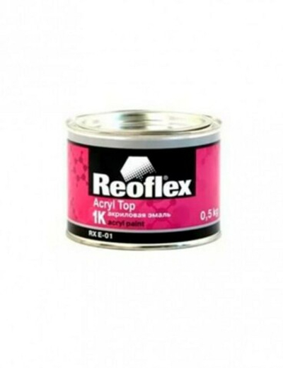 REOFLEX Автоэмаль Черная матовая 0,5 л