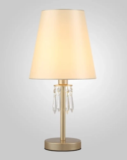Настольная лампа Crystal Lux RENATA LG1 GOLD