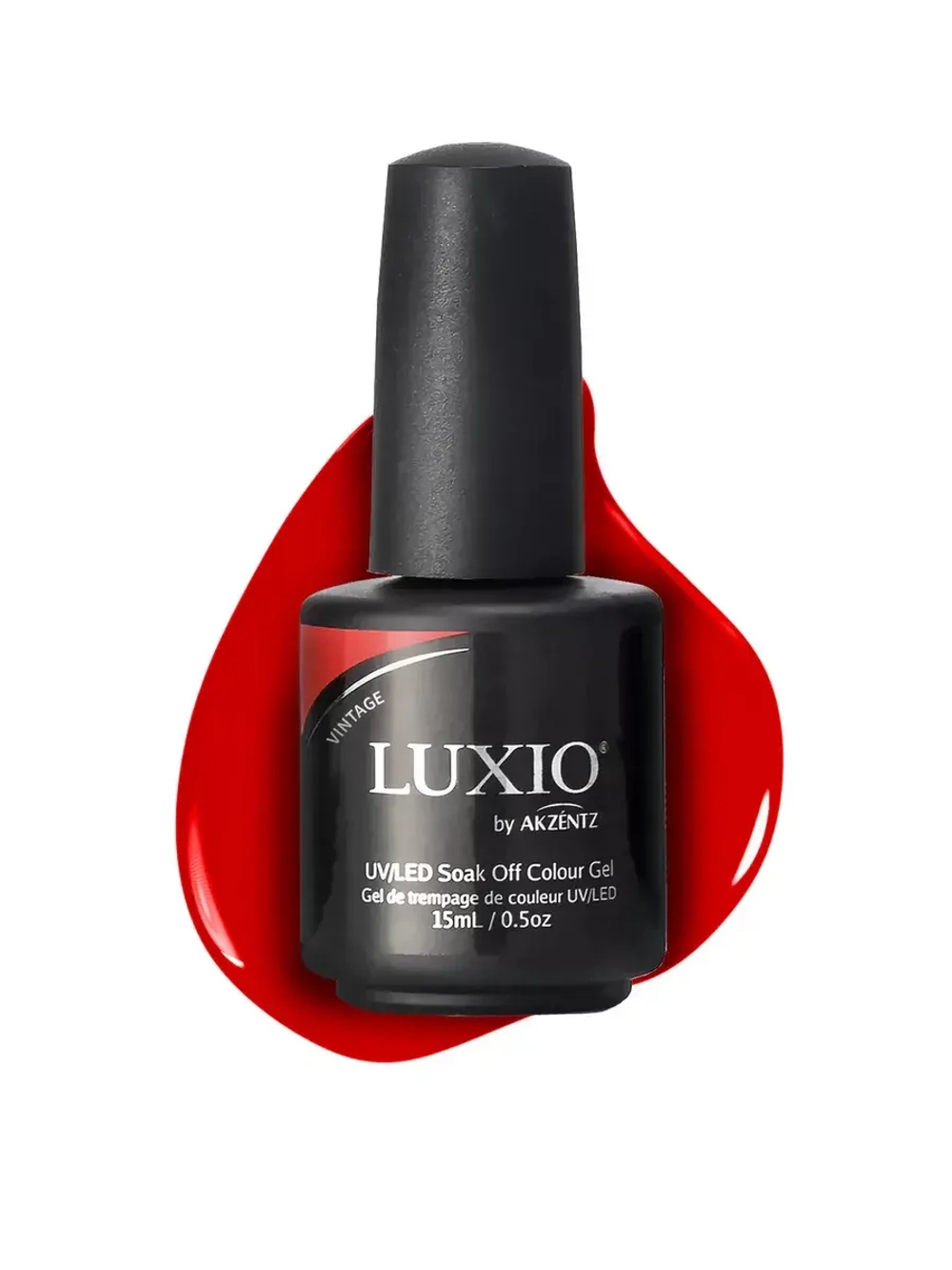 Гель лак Luxio Vintage для ногтей 15 мл красный