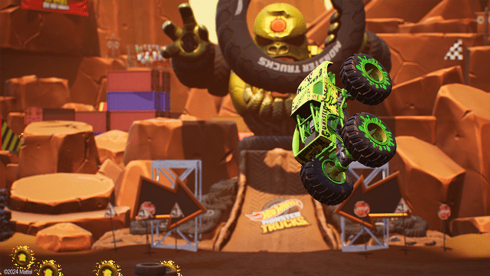 Hot Wheels Monster Trucks Stunt Mayhem (картридж для Nintendo Switch, полностью на английском языке)