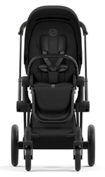 Коляска Cybex Priam IV Matt Black complete Aton S2 Hibiscus Red Base One 4 в 1 Sepia Black