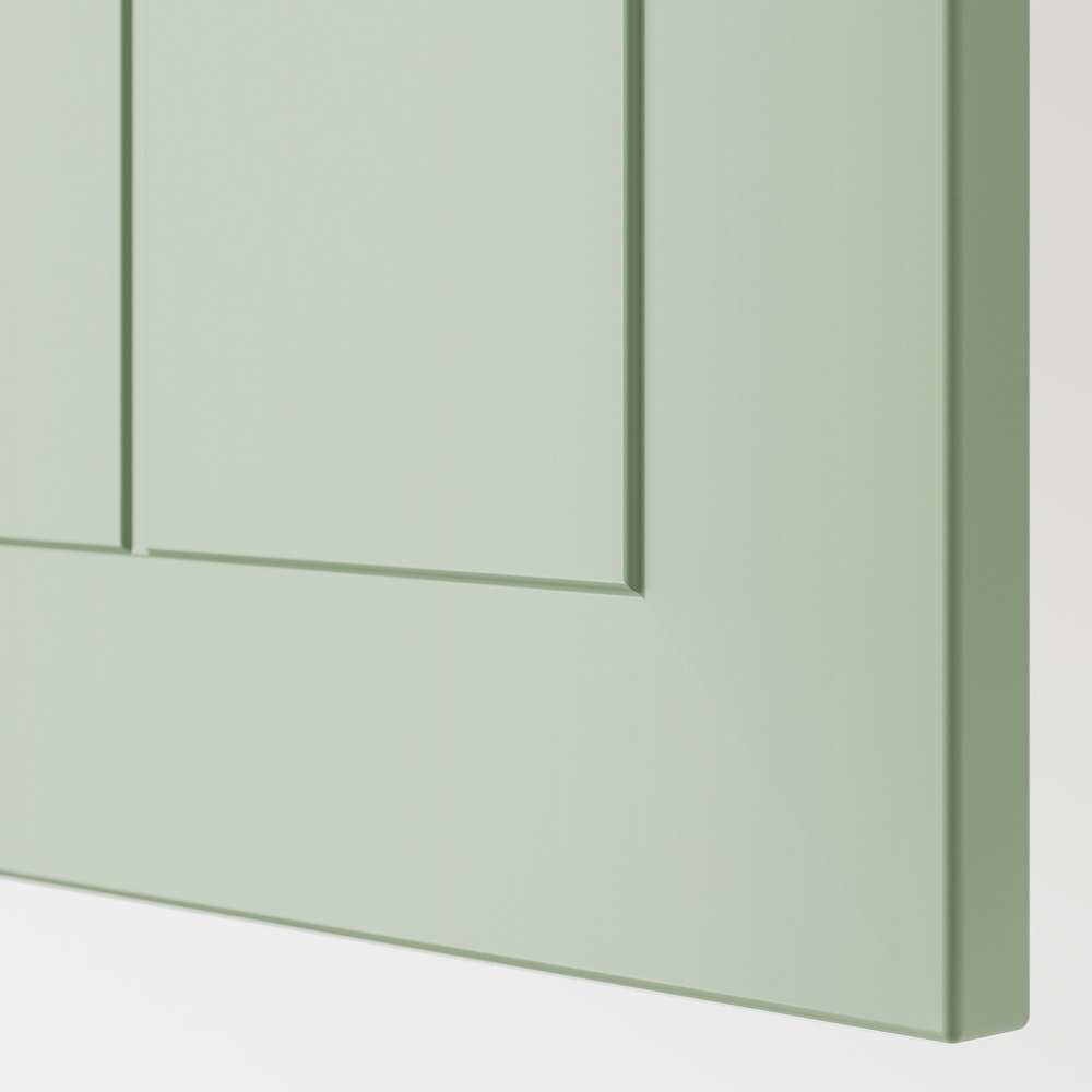 IKEA METOD  (ИКЕА МЕТОД)  -  Шкаф навесной - белый/Стенсунд светло-зелёный 40x40 см