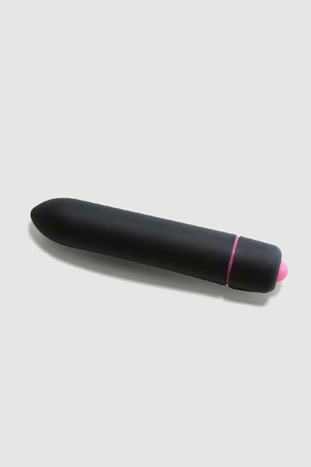Черная компактная вибропуля Univibe - 9 см. (Цвет: черный)