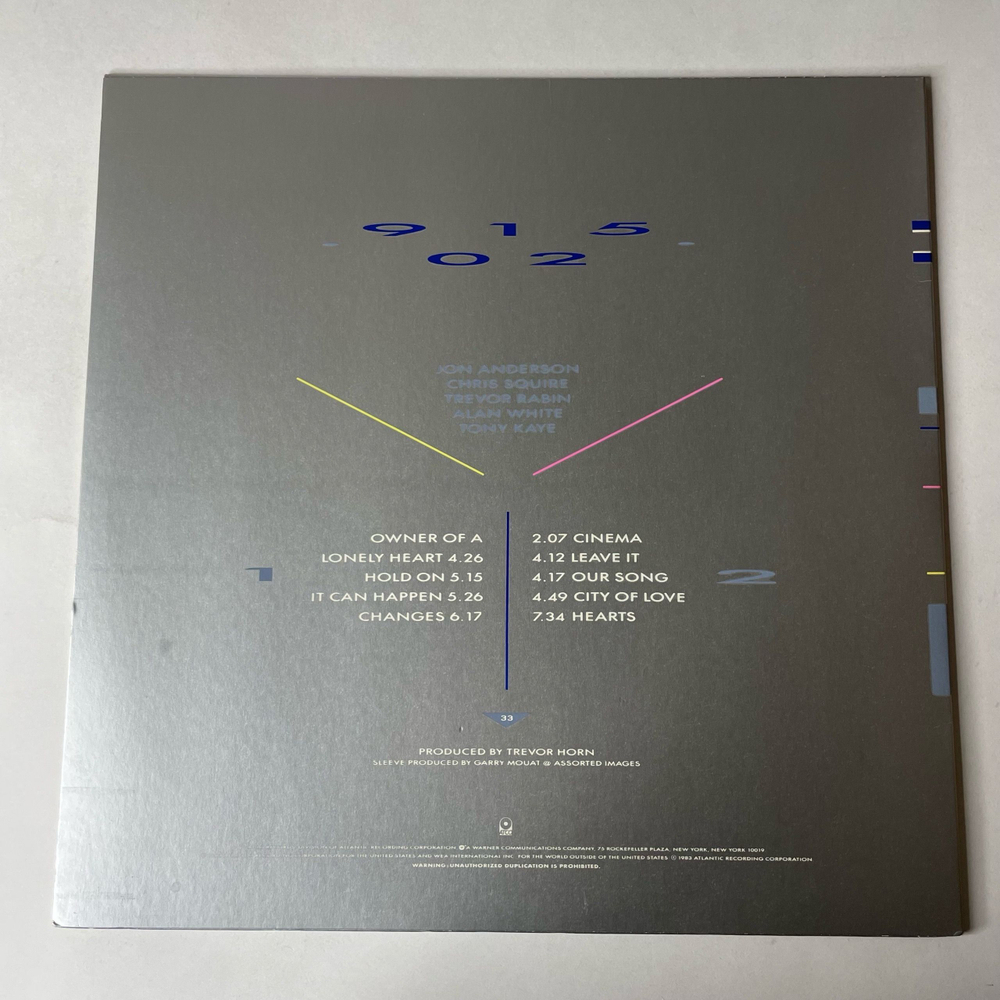 Винтажная виниловая пластинка LP Yes 90125 (Япония 1983) (Без Оби) Owner Of A Lonely Heart
