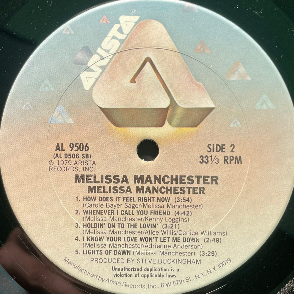 Melissa Manchester ‎– Melissa Manchester (США 1979г.)