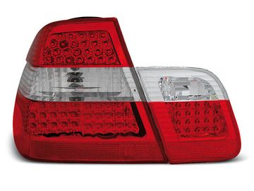 Задние фонари Bmw 3 E46 red white led