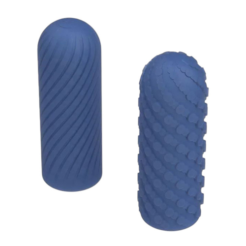 Синий двусторонний мастурбатор 10см ARCwave Ghost Reversible Pocket Manual Stroker CleanTech Silicone Male Masturbator Blue