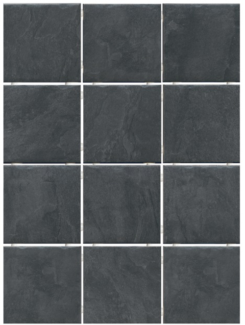 Kerama Marazzi Дегре черный , полотно 30х40 из 12 частей 9,9х9,9 1301
