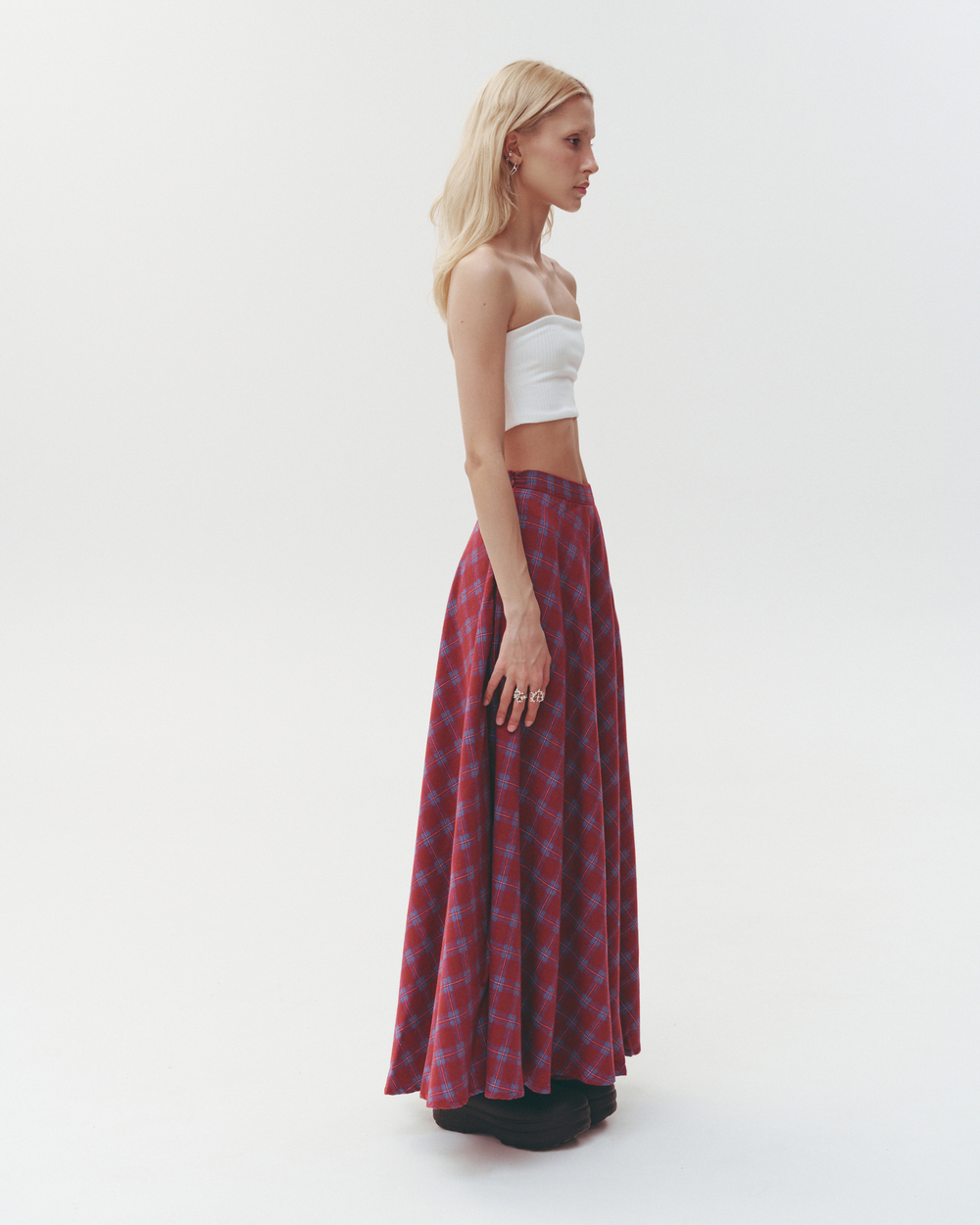 A-line Skirt Wine