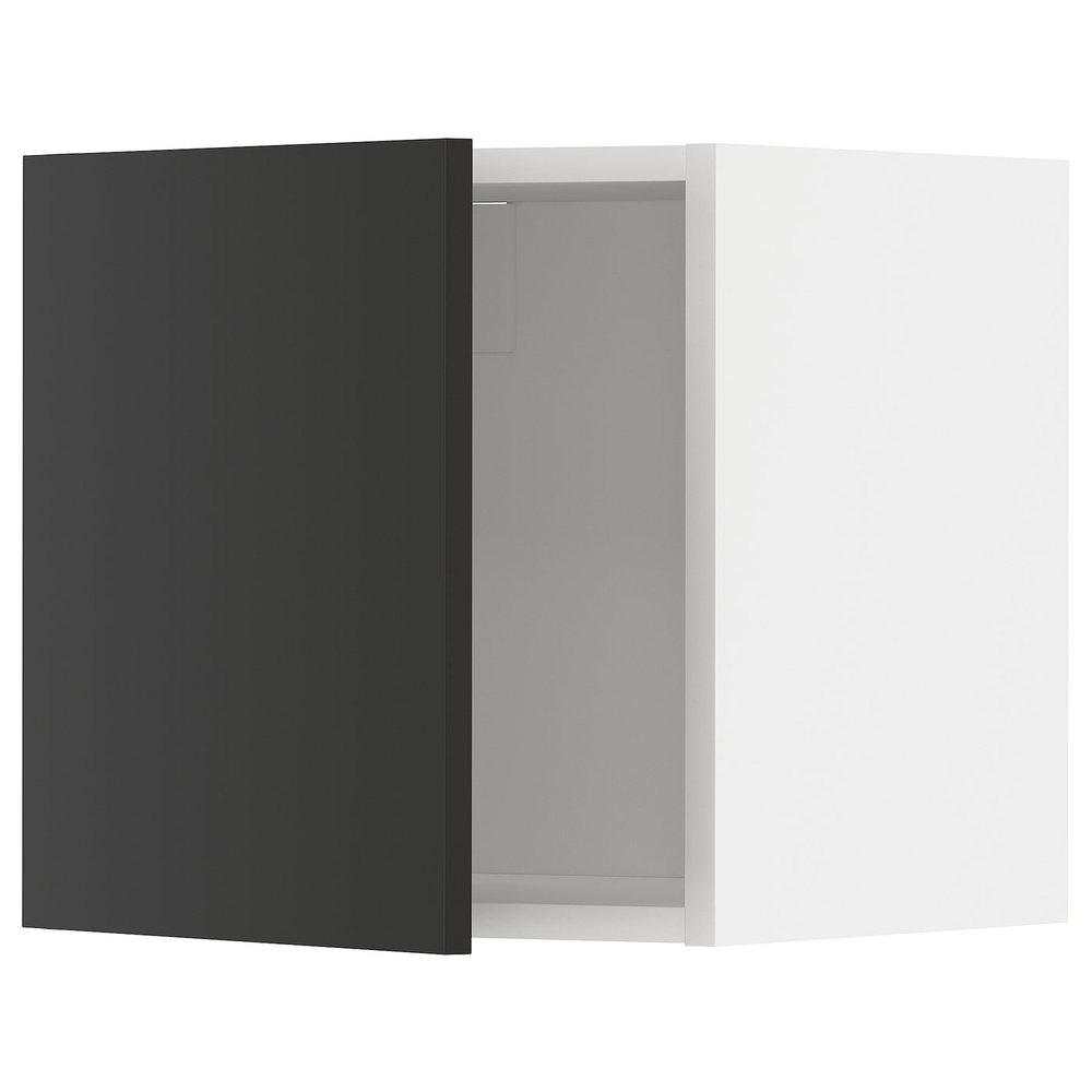 IKEA METOD  (ИКЕА МЕТОД)  -  Шкаф навесной - белый/Никебо матовый антрацит 40x40 см