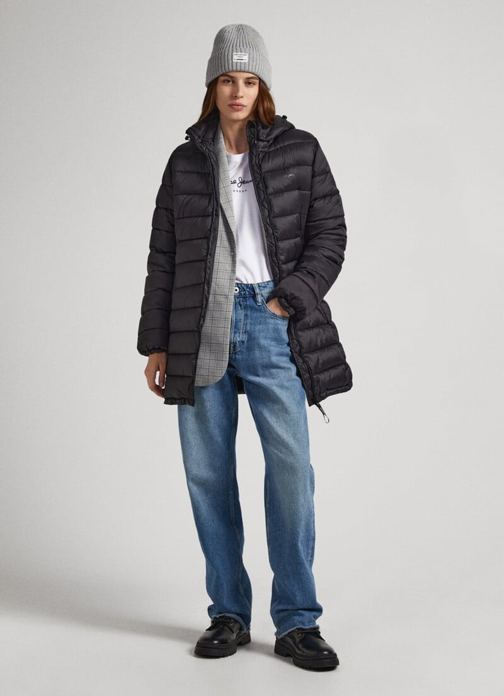 Куртка утепленная женская PEPE JEANS NYLON PUFFER JACKET