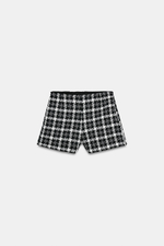 ФАКТУРНЫЕ ШОРТЫ С ВЫСОКОЙ ПОСАДКОЙ — ZARA