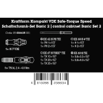 Динамометрическая отвёртка с насадками Kraftform Kompakt VDE Safe-Torque Basic 2 WERA 05006635001