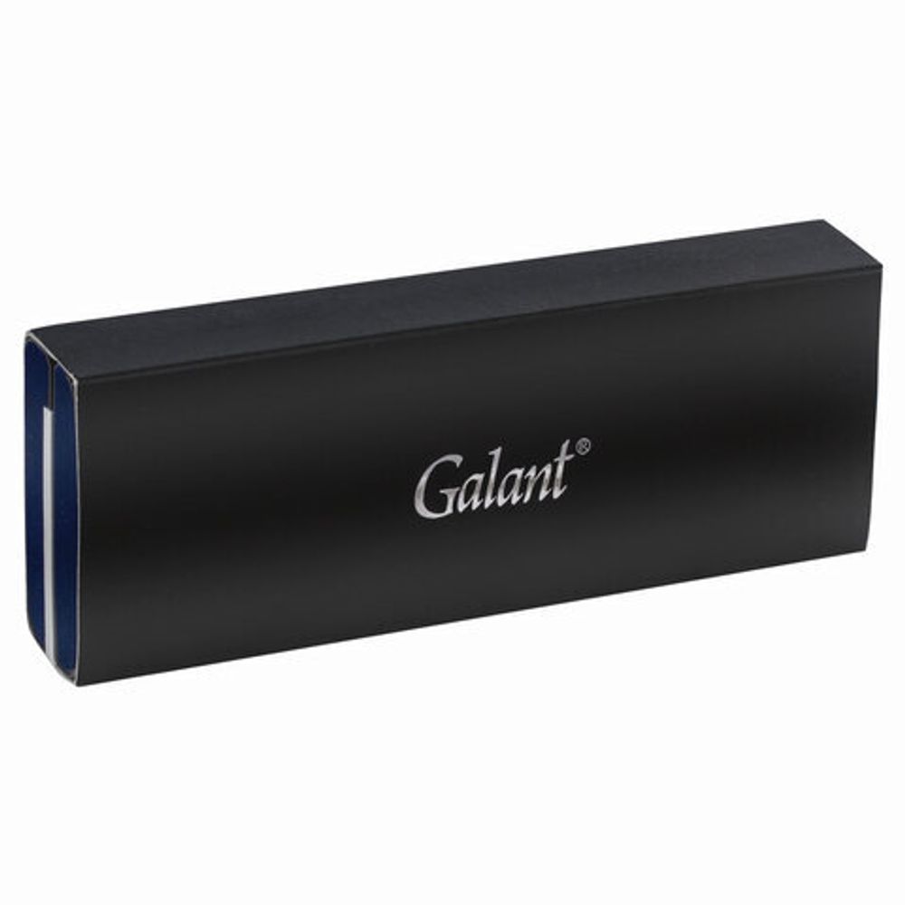 Ручка подарочная шариковая GALANT "Stiletto Gold", тонкий корпус, золотистый, золотистые детали, пишущий узел 0,7 мм, синяя, 140527