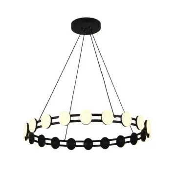 Подвесная люстра 40W 3000K 4601-8P черный Moti Favourite