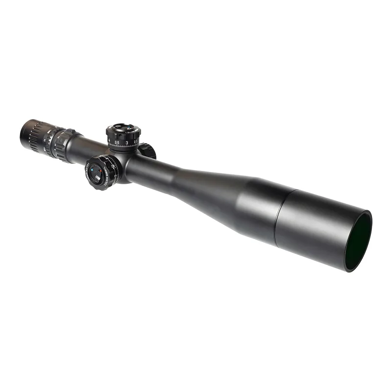 Прицел March-FX 5-40x56 Gen II FML-PDKI FFP, подсветка - полный вид с длинной передней трубкой