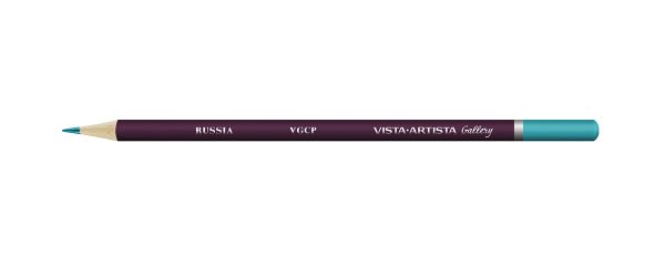 Карандаш цветной художественный заточенный, 6 шт, 514 Пастельно-бирюзовый (Pastel turquoise), Vista-Artista Gallery VGCP