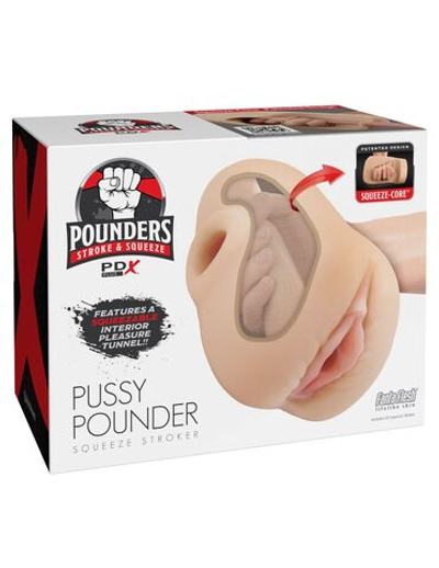 Мастурбатор с вибрацией Pussy Pounder Pipedream RD43521PD