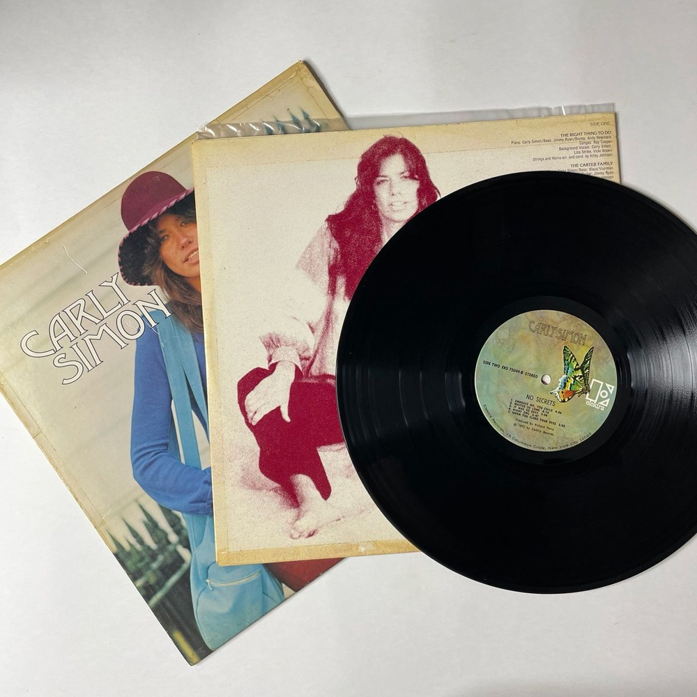 Винтажная виниловая пластинка LP Carly Simon No Secrets (USA 1972)