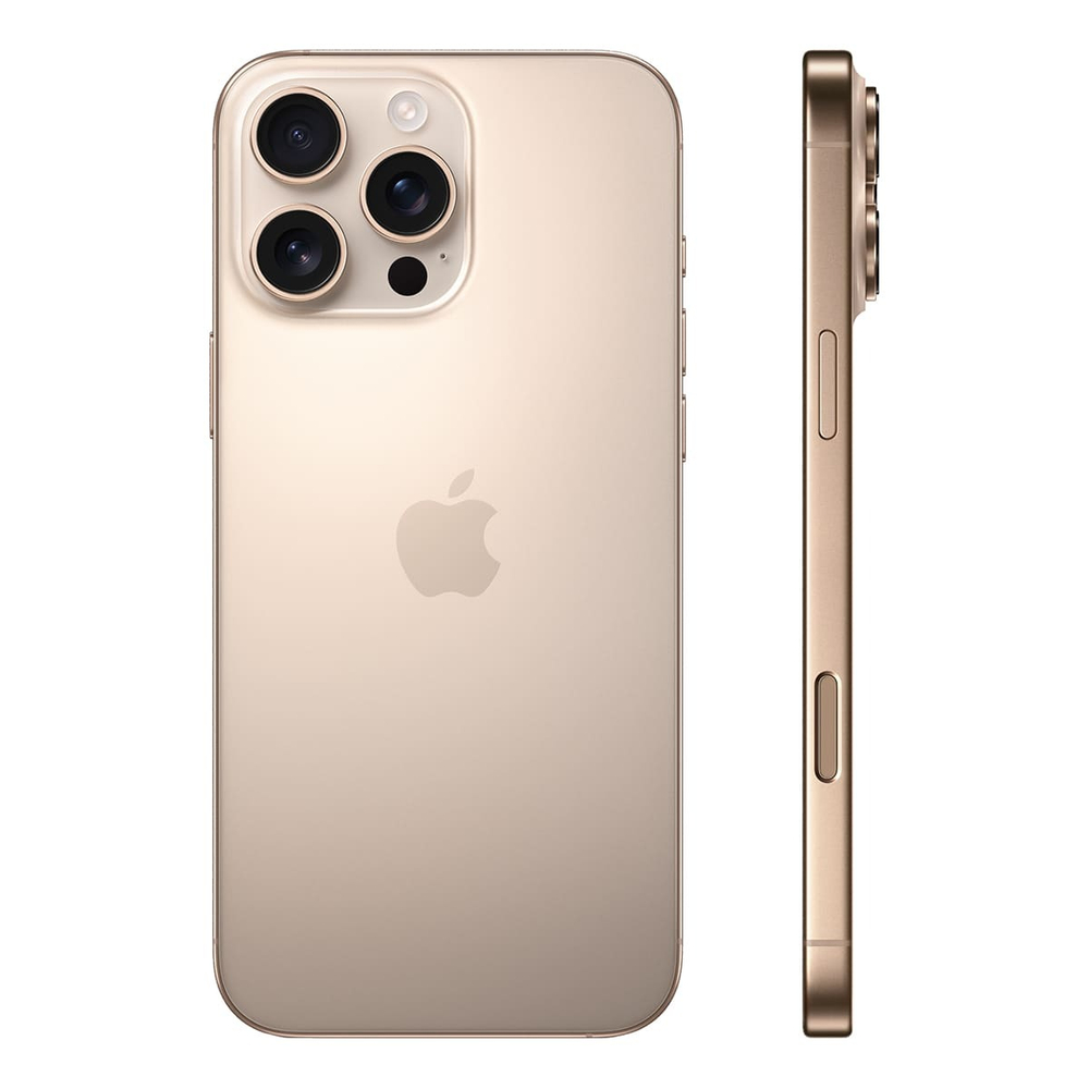 iPhone 16 Pro Max 256Gb eSIM+SIM Desert Titanium, пустынный титан
