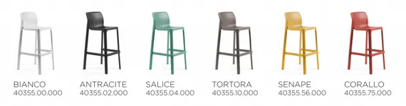 Барный стул Net Stool 75 см коралловый