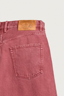 ZARA - FRUIT OF THE LOOM™ ДЖИНСЫ СВОБОДНОГО КРОЯ, ТЕМНО-КРАСНЫЙ