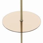 Citilux Вена CL402930T Торшер бронза со столиком и белым абажуром