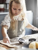 Детский кухонный фартук IKEA MARIATHERES (МАРИАТЕРЕС ), Серо-бежевый, 45х57 см