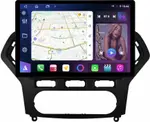 Магнитола для Ford Mondeo 4 2007-2010 (рамка чёрная) - FarCar S500+TS105 монитор 13" 2K QLED на Android 14, Быстрая, CarPlay, 4G SIM-слот