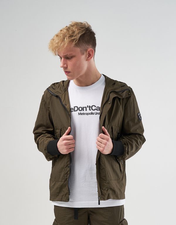 Ветровка We Don’t Care Crinkle Nylon Windrunner Jacket Khaki - фото 3