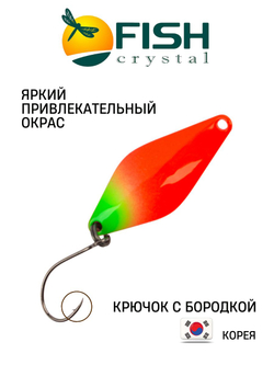 Блесна Fish Crystal DUNA 30 мм 2.5 г на форель цвет 4