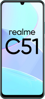 Смартфон realme C51 4/128 ГБ RU, Dual nano SIM, зеленый