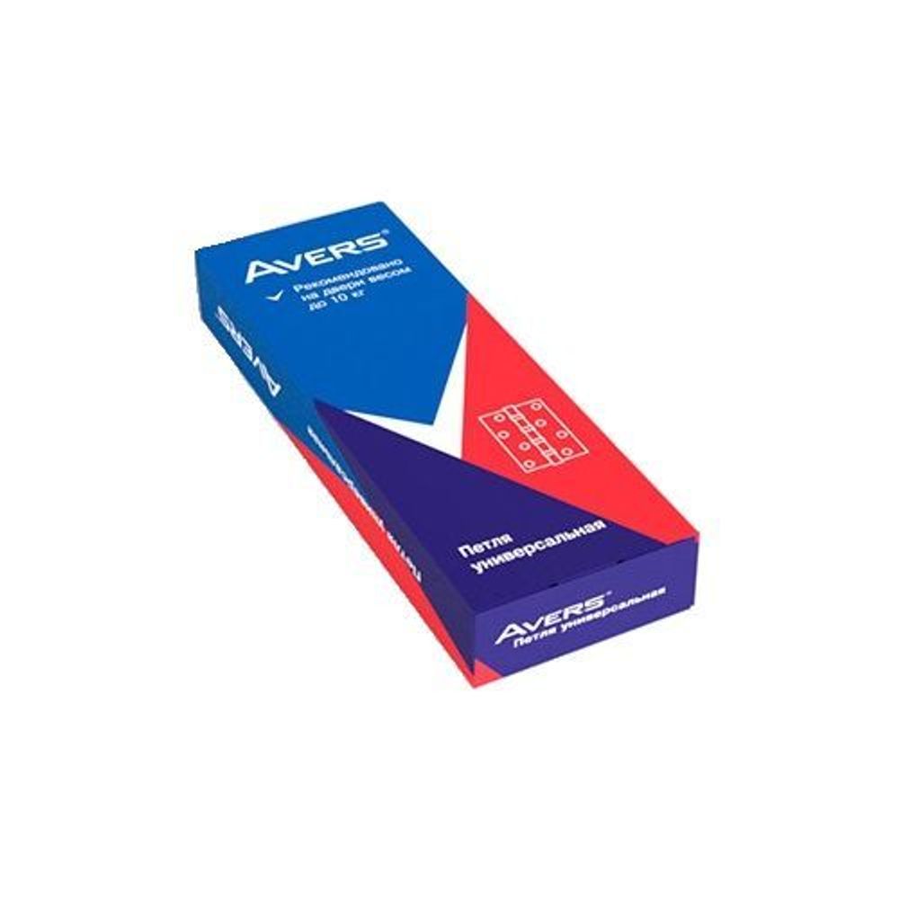 Петля дверная универсальная AVERS 60x40x1,75 AB бронза (1 шт)