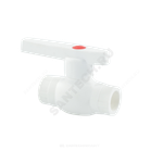 Кран шаровой PP-R белый Дн 25 внутренняя пайка OPTIMA VALFEX VALF 10145025
