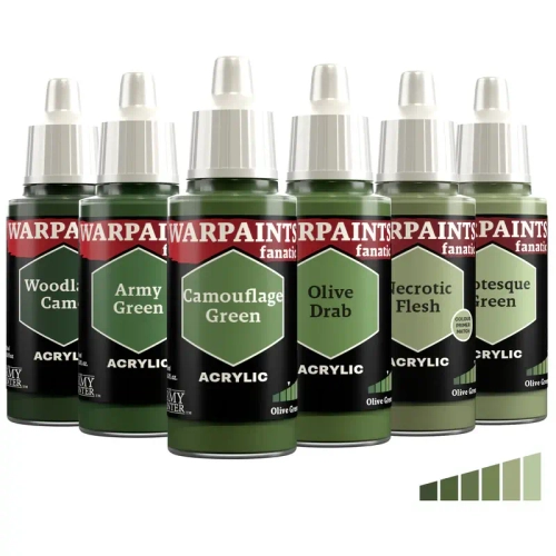Flexible Triad: Olive Greens