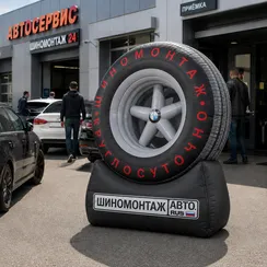 Надувное Колесо на опоре