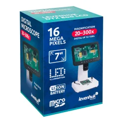 Микроскоп цифровой Levenhuk DTX 800 LCD - фирменная упаковочная коробка