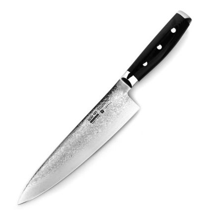 Профессиональный поварской кухонный нож 20 см, «Gyuto», дамасская сталь, серия Gou, YA37000, YAXELL, Япония
