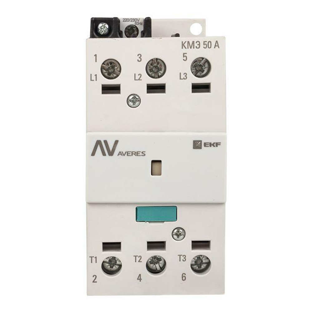 Контактор КМЭ 50А кат. 230В AC AVERES EKF ctr-s-50-00-230-av