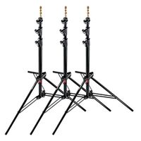 Набор из трех стоек Manfrotto 1005BAC-3 3-Kit Ranker Stand для оборудования