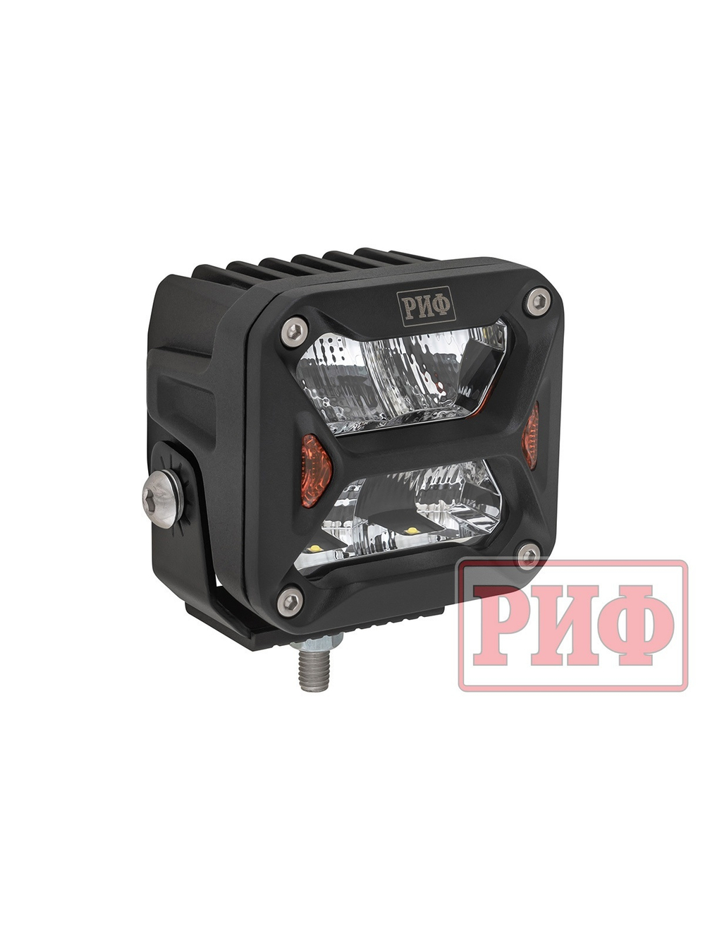 Светодиодная фара водительского света РИФ 82x78x76 мм 20W LED