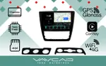 Магнитола для Skoda Yeti 2009-2018 (кондиционер) - Vaycar VA65-1225-2K на Android 13, Быстрая, 2K QLED, CarPlay, 4G SIM-слот