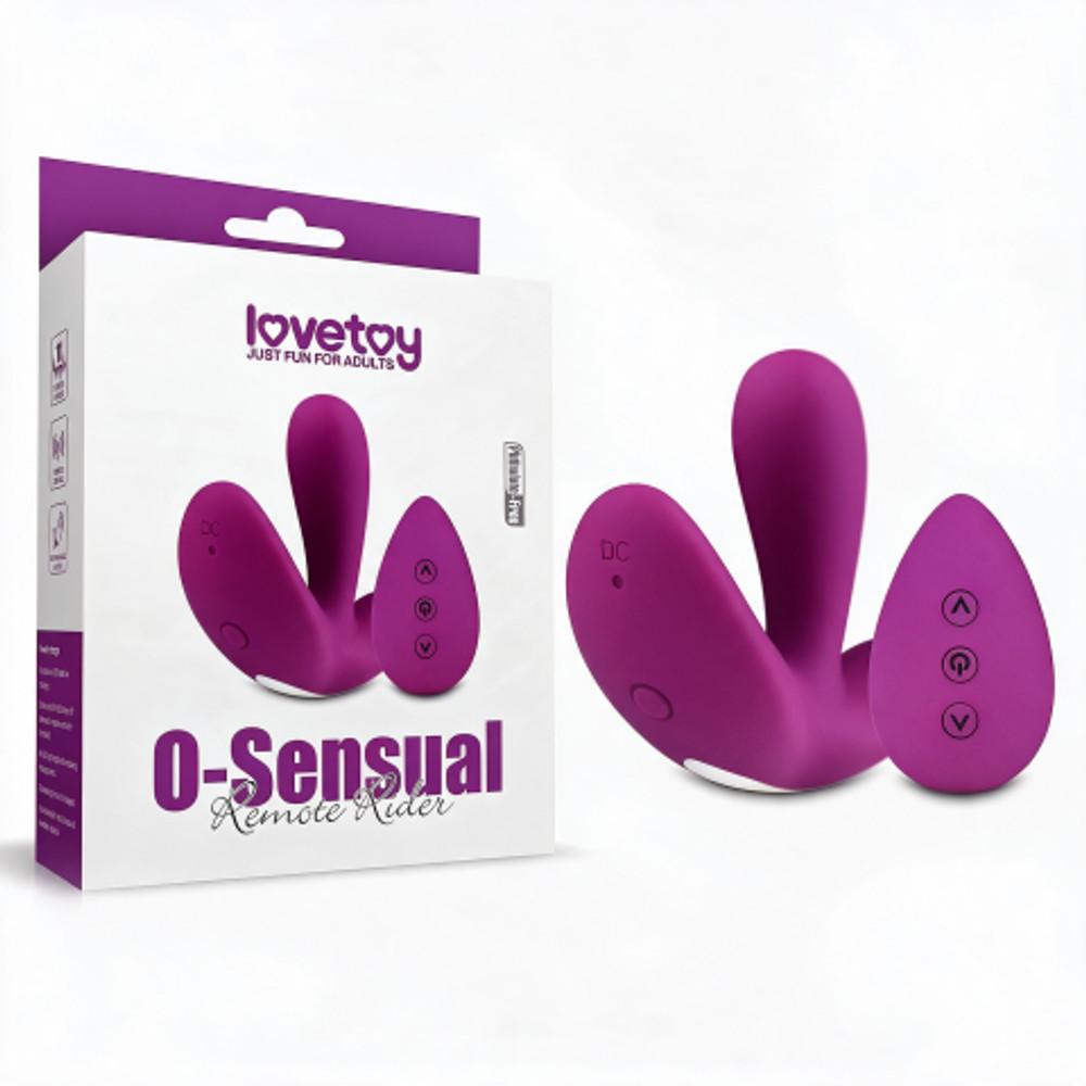 Вибратор с пультом ДУ O-Sensual Remote Rider
