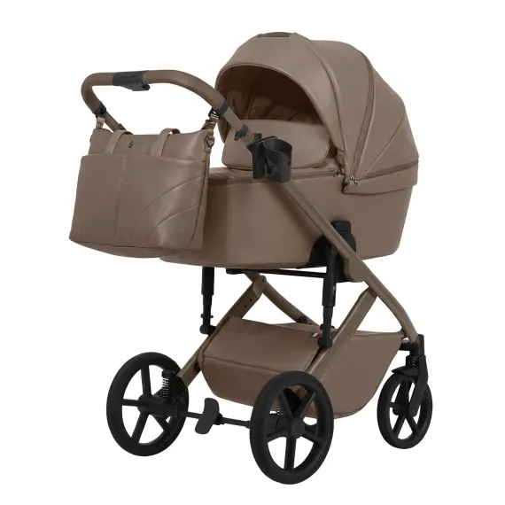 Коляска 2 в 1 SBL Dolce Milk Chocolate Leather