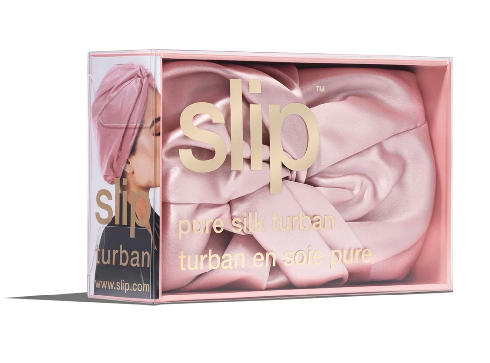 Тюрбан из 100% шелка Slip Silk, розовый