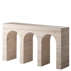 Консоль Thiennes из травертина, 150х80х35 см