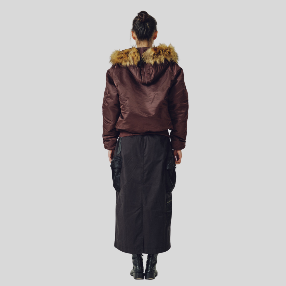 Парка Alpha Industries N-2B Cocoa (Бордово-коричневый)